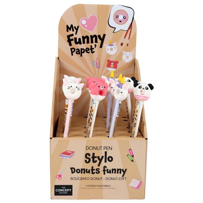 Bolígrafo Donut Funny Kawaii The Concept Factory 3 Bolígrafo Donut Funny Kawaii The Concept Factory 3