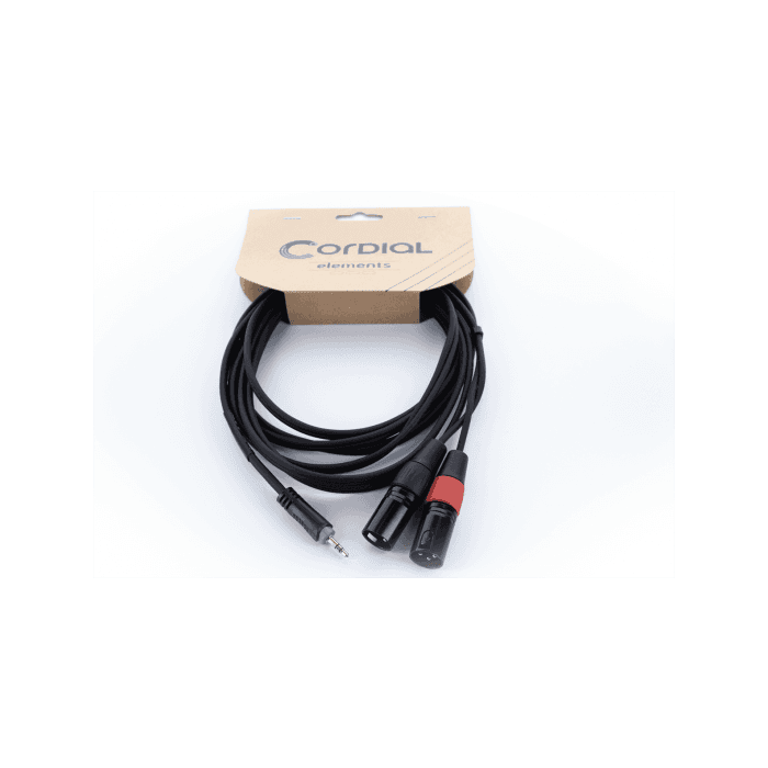Cable Y Mini-Jack Estéreo / 2 Xlr Macho De 1,5 M 2 Cable Y Mini-Jack Estéreo / 2 Xlr Macho De 1,5 M 2