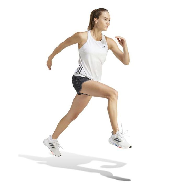 Camiseta para Mujer sin Mangas Adidas Own the Run Blanco Running M 3