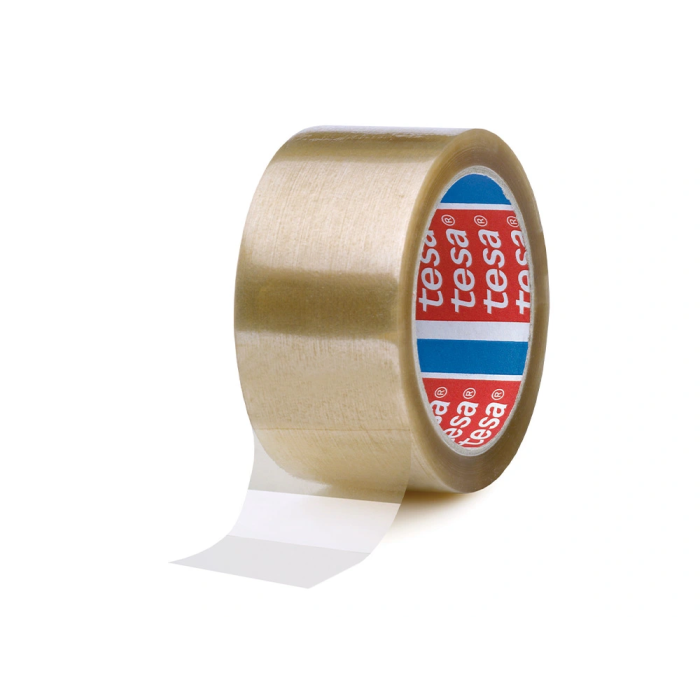 Tesa Cinta Adhesiva Precinto Transparente 66 mt x 50 mm para Embalaje 1