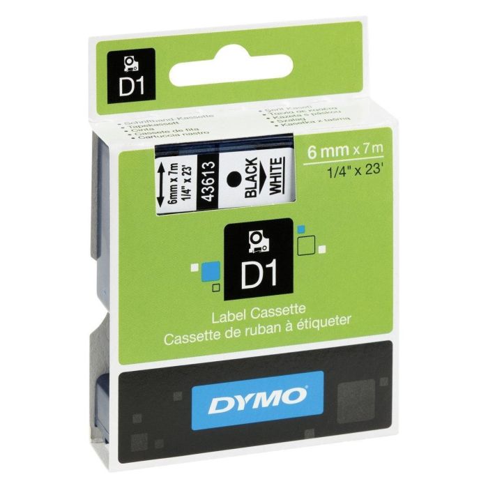 Dymo D1 Standard 6mme6mm x 7m Dymo D1 Standard 6mme6mm x 7m