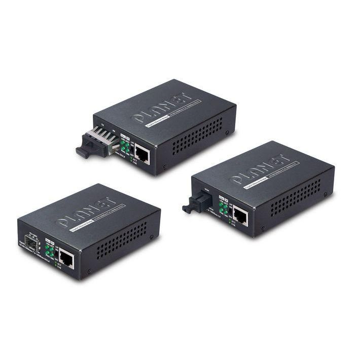 Planet 10/100/1000BASE-T to 100/1000BASE-X Media Converter (mini-GBIC, SFP) - distance depending on SFP module 1 Planet 10/100/1000BASE-T to 100/1000BASE-X Media Converter (mini-GBIC, SFP) - distance depending on SFP module 1