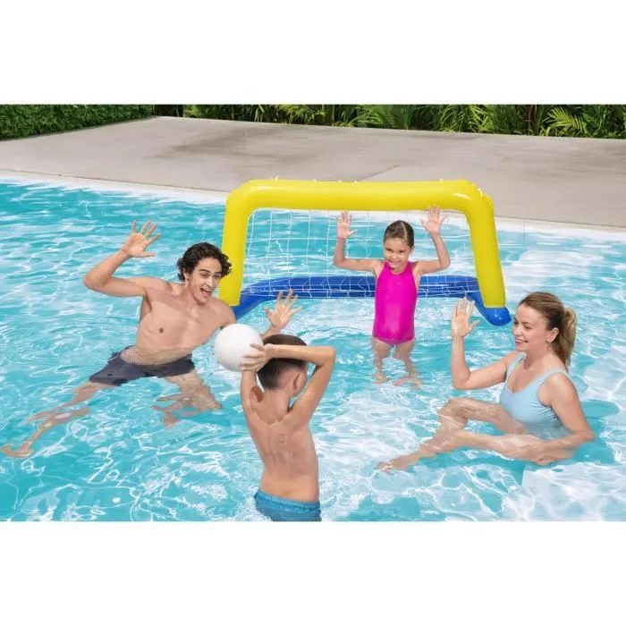 Bestway Juego Flotante Porteria Hinchable 142x76 cm +3 Años Piscina 52123 3