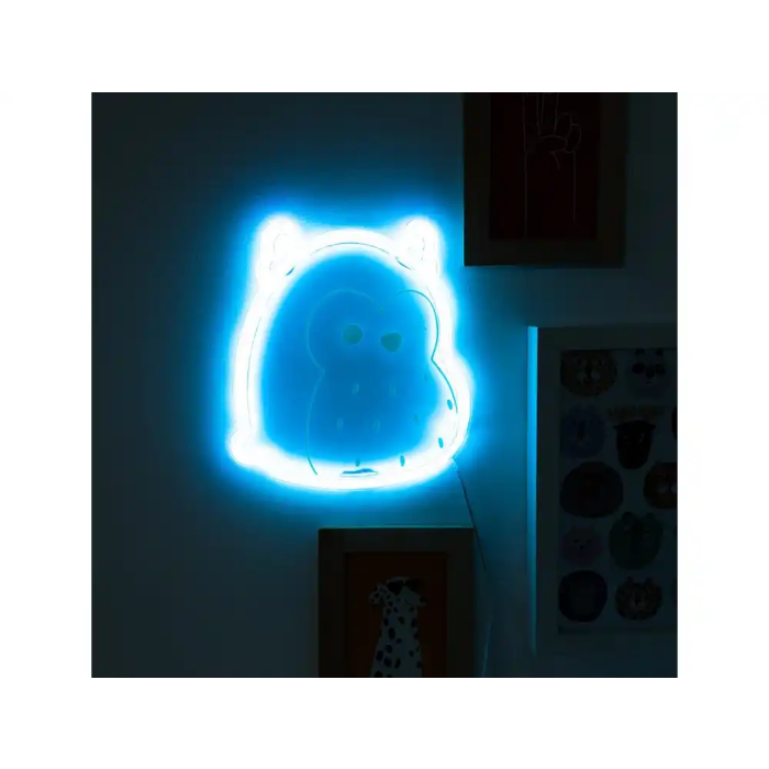 Wondee Squishmallow Winston Lampara Neon Azul 21.5 x 19.5 cm 2