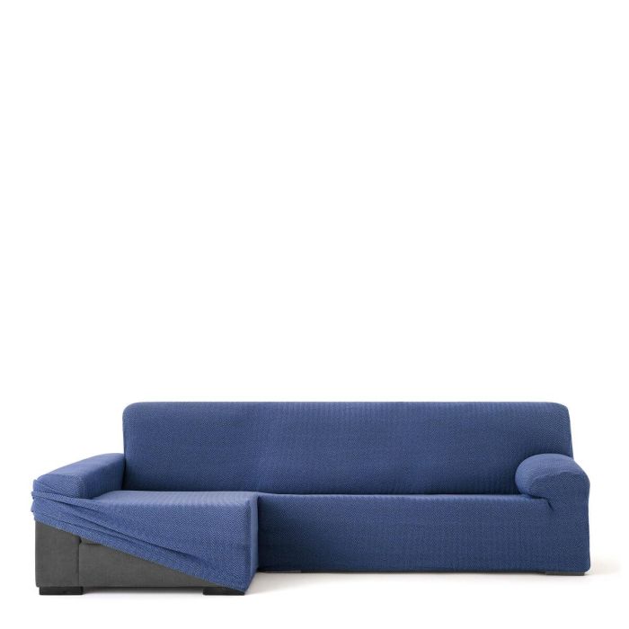 Funda para chaise longue de brazo largo izquierdo Eysa JAZ Azul 180 x 120 x 360 cm 1