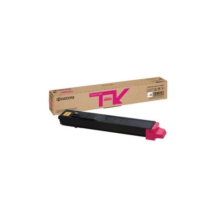 KYOCERA M8124/M8130CIDN CARTUCHO DE TÓNER MAGENTA (1T02P3BNL0, TK-8115M) 6.000 COPIAS KYOCERA M8124/M8130CIDN CARTUCHO DE TÓNER MAGENTA (1T02P3BNL0, TK-8115M) 6.000 COPIAS
