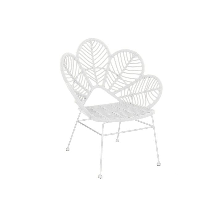 DKD Home Decor Silla Terraza Y Jardin Blanco 67 x 86 x 76 cm (2 Unidades)