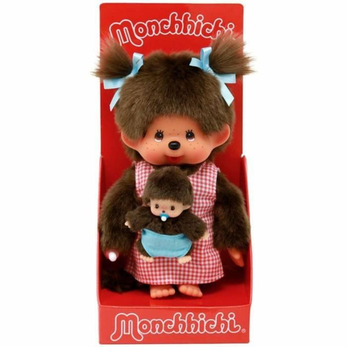 Monchhichi Maman & Baby Plush - 20 cm - Bandai 1