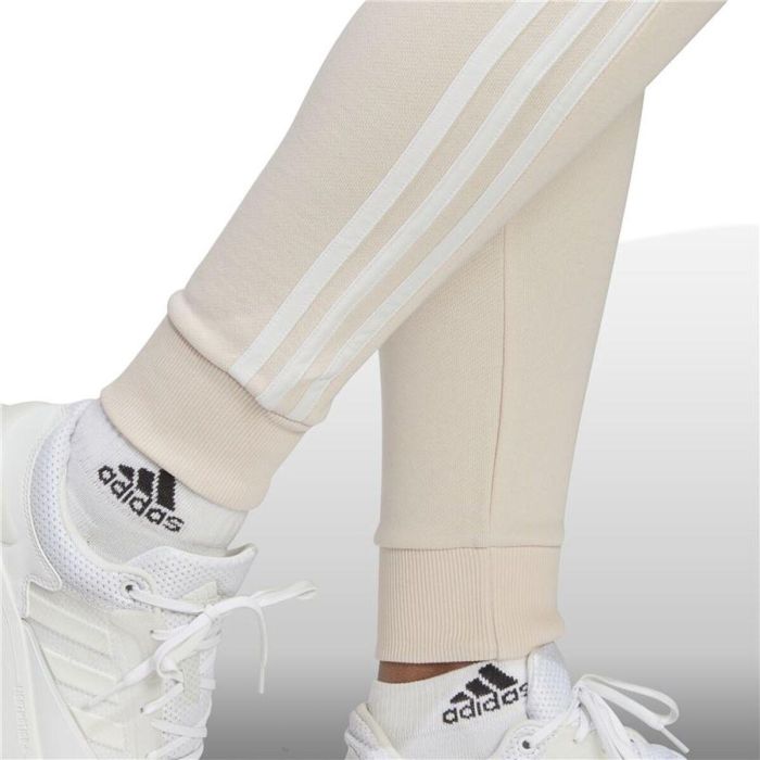 Pantalón Largo Deportivo Adidas Essentials 3S Beige Mujer 1