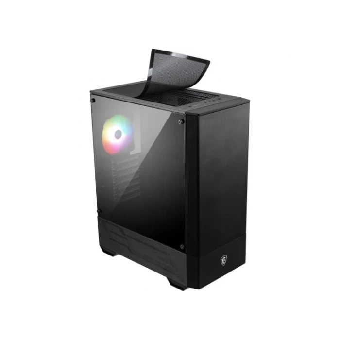 MSI Caja MAG FORGE 110R AIRFLOW Negro ATX Micro ATX Mini-ITX Ventana Lateral Compatible Mystic Light 3
