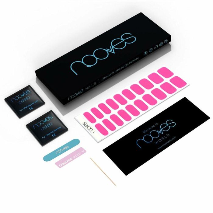 Nooves Láminas de Uñas de Gel Premium Semipermanentes #Barbie Girl 20 Uds - Manicura Fácil Aplicación y Duración hasta 2 Semanas 1 Nooves Láminas de Uñas de Gel Premium Semipermanentes #Barbie Girl 20 Uds - Manicura Fácil Aplicación y Duración hasta 2 Semanas 1