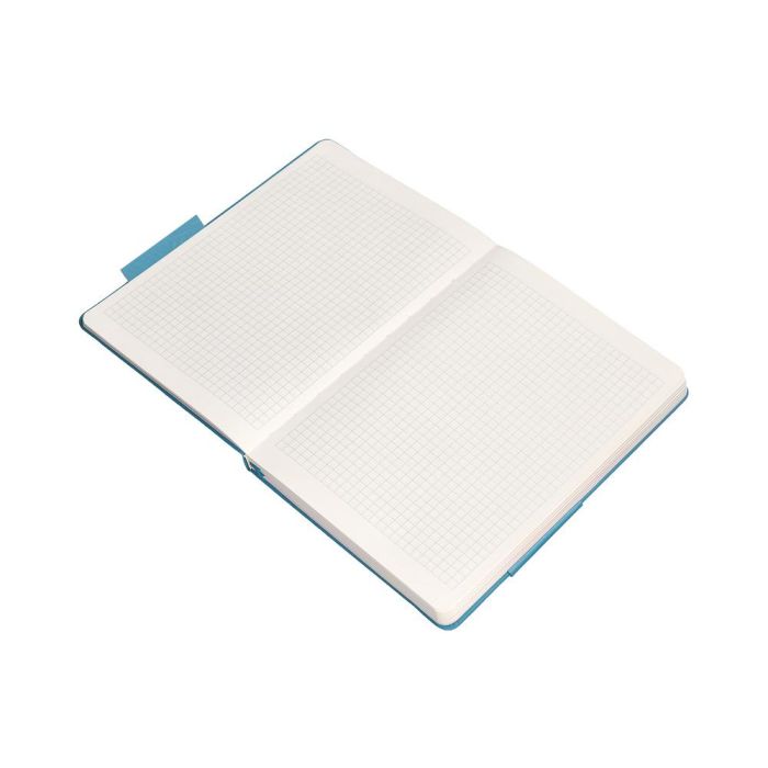 Cuaderno Con Gomilla Antartik Notes Tapa Dura A4 Hojas Cuadricula Azul Claro 100 Hojas 80 gr Fsc 8