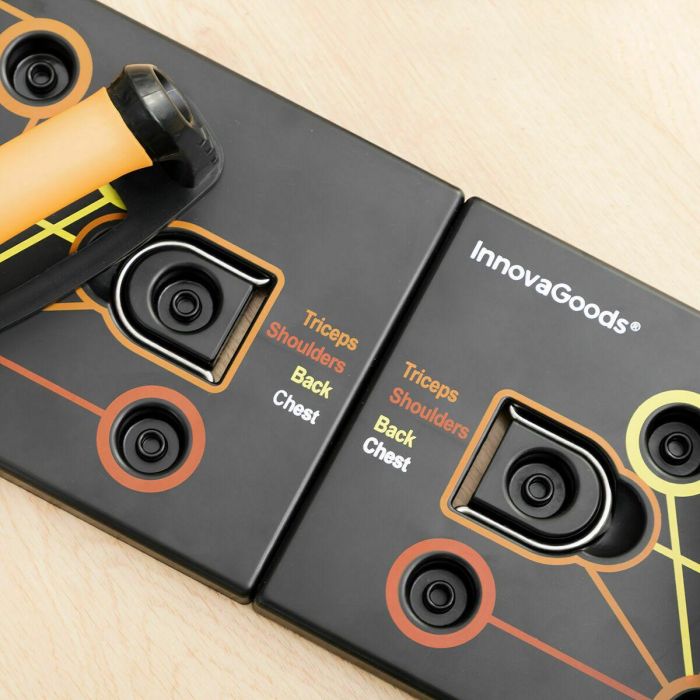 Pack Tabla de Flexiones Push-Up y Set de Bandas de Resistencia con Accesorios y Guía de Ejercicios InnovaGoods 13