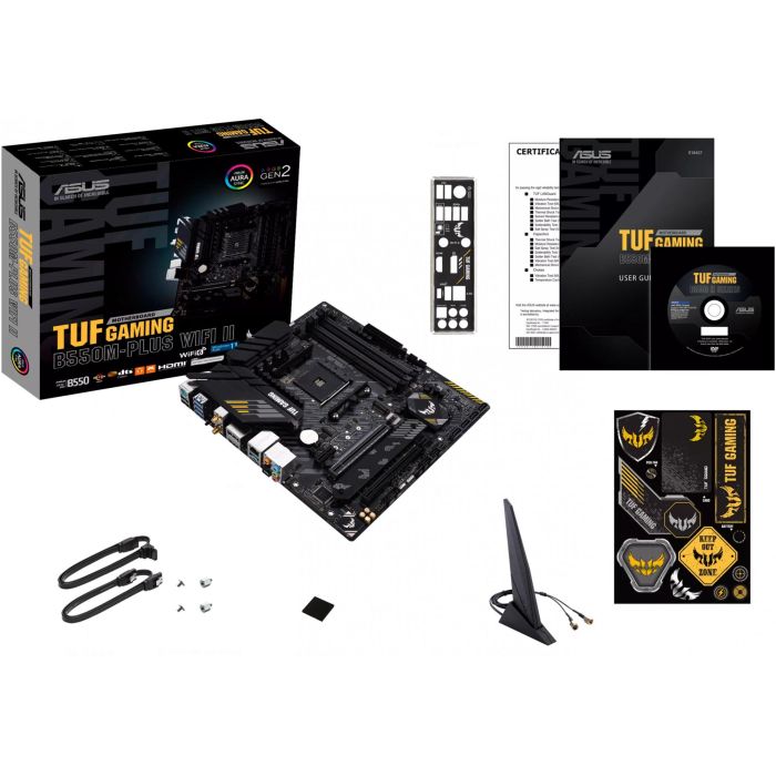 Asus TUF GAMING B550M-PLUS WiFi II AMD B550 Socket AM4 micro ATX - 90MB19Y0-M0EAY0 7