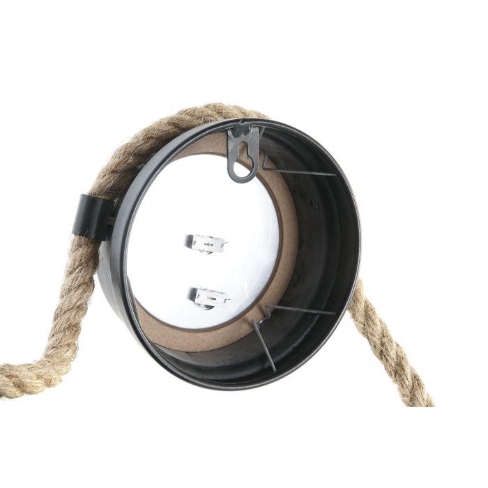 DKD Home Decor Reloj de Pared Vintage Dorado Negro 8 x 50 x 28.5 cm (2 Unidades) 4