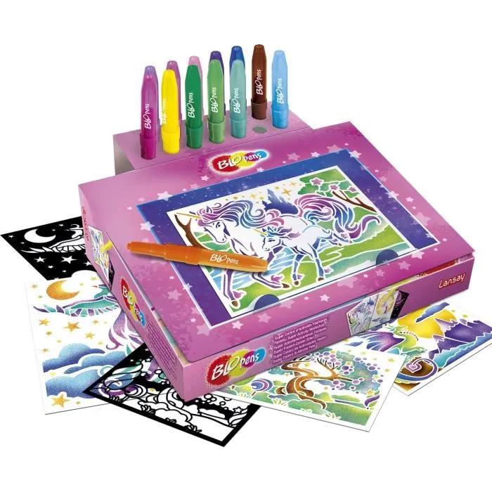 Lansay Centro de Actividades Blopens Super Fairy con Efecto Aerógrafo y Plantillas Reutilizables 1 Lansay Centro de Actividades Blopens Super Fairy con Efecto Aerógrafo y Plantillas Reutilizables 1