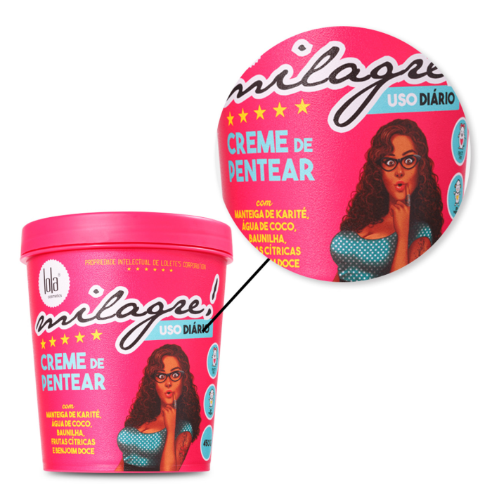 Lola Miracle Combing Cream 450 gr Lola Miracle Combing Cream 450 gr