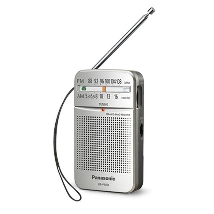 Radio Transistor Panasonic RF-P50DEG-S Rojo Plateado Radio Transistor Panasonic RF-P50DEG-S Rojo Plateado