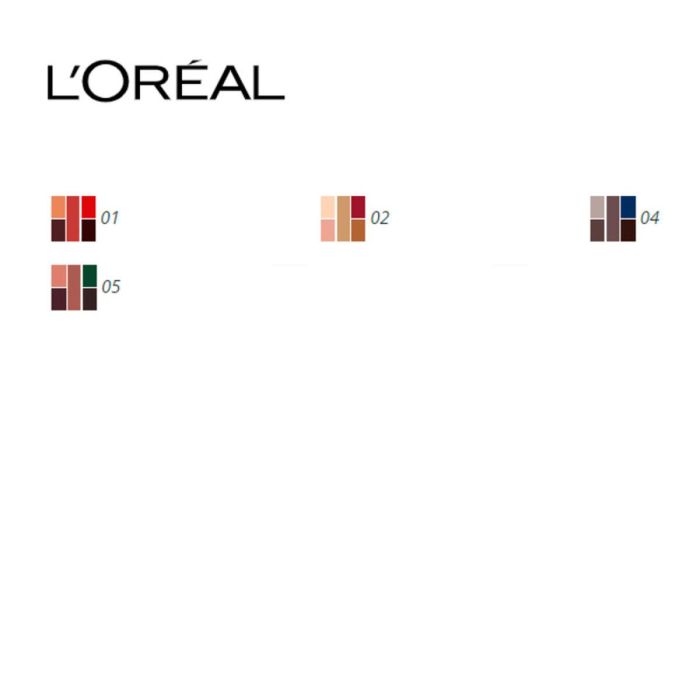 Paleta de Sombras de Ojos La Petite Palette L'Oreal Make Up 3 Paleta de Sombras de Ojos La Petite Palette L'Oreal Make Up 3