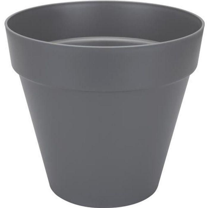 Maceta ELHO Round Loft Urban - Ø 30 cm - gris antracita