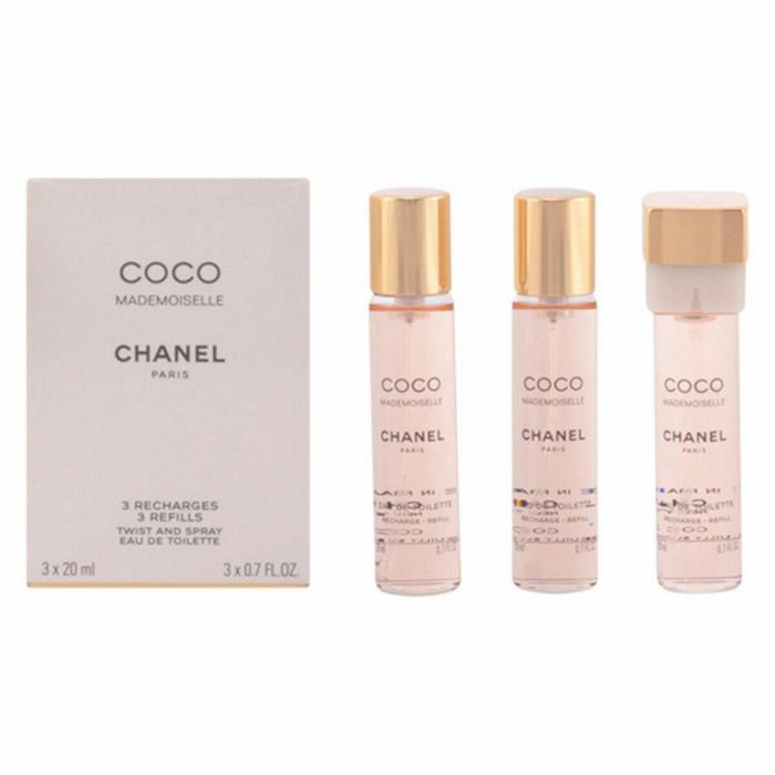 Chanel Coco Mademoiselle Eau de Toilette Recargas, Set de 3 x 20 ml Chanel Coco Mademoiselle Eau de Toilette Recargas, Set de 3 x 20 ml