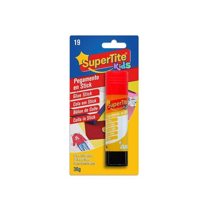 Barra De Pegamento Supertite Kids 36G 12 unidades