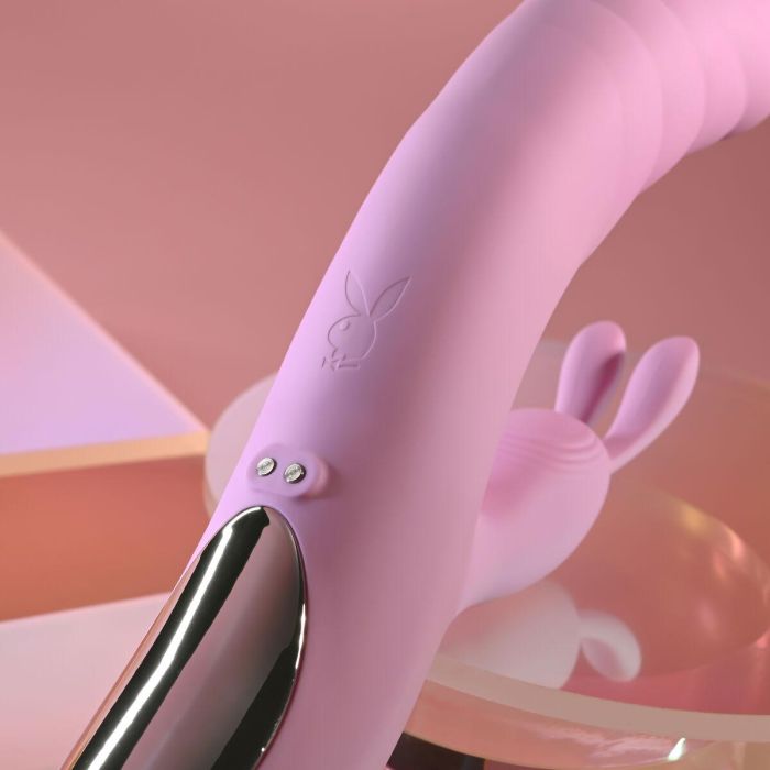 Vibrador Doble Estimulación Evolved Playboy Rosa 16 Vibrador Doble Estimulación Evolved Playboy Rosa 16