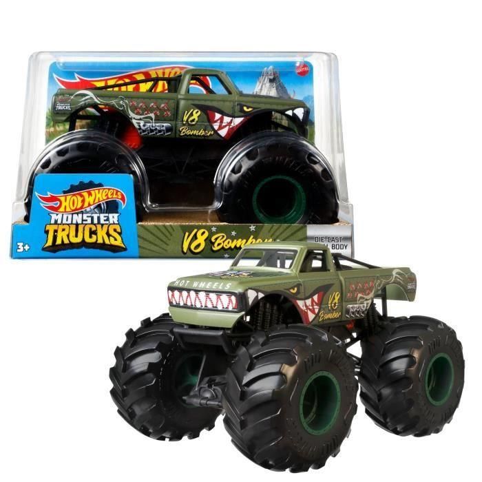 Hot Wheels FYJ83 Monster Truck 1:24 Modelo Aleatorio 3 Años en Adelante Hot Wheels FYJ83 Monster Truck 1:24 Modelo Aleatorio 3 Años en Adelante