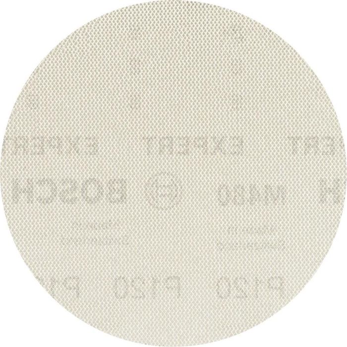 Bosch M480 Disco de Lija de Malla Expert 150mm K120 para Madera y Pintura, 50 unidades