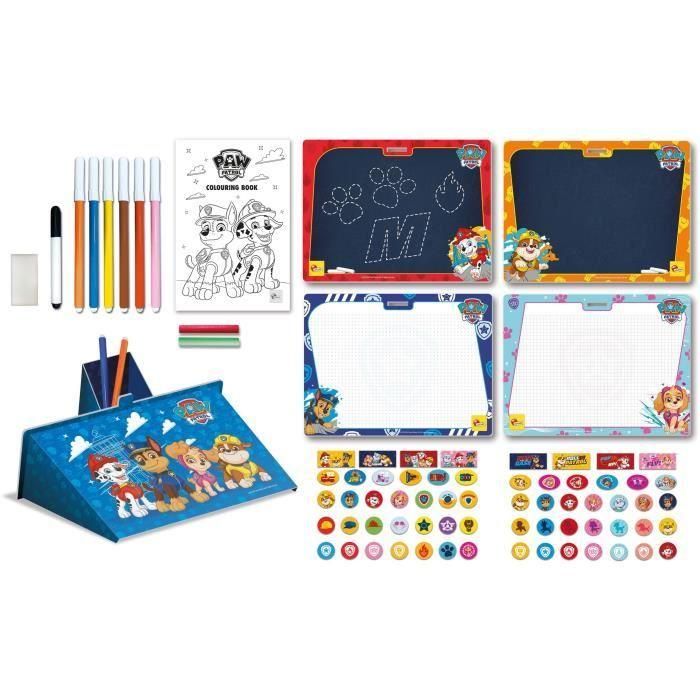 Lisciani Giochi LIS8008324103324 Mochila Escolar Infantil para Colorear y Aprender a Dibujar con Temática Paw Patrol 2