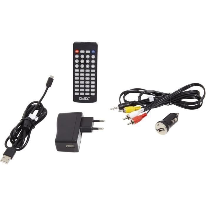 D-JIX PVS906-20 Reproductor de DVD portátil 9 giratorio - Negro 5 D-JIX PVS906-20 Reproductor de DVD portátil 9 giratorio - Negro 5