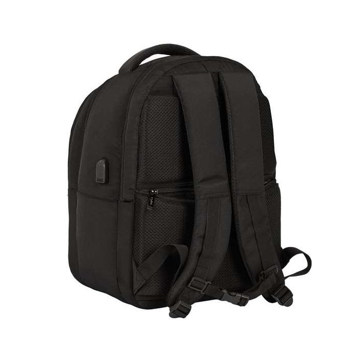 Mochila para Portátil y Tablet con Salida USB Safta Business Negro (31 x 45 x 23 cm) 1
