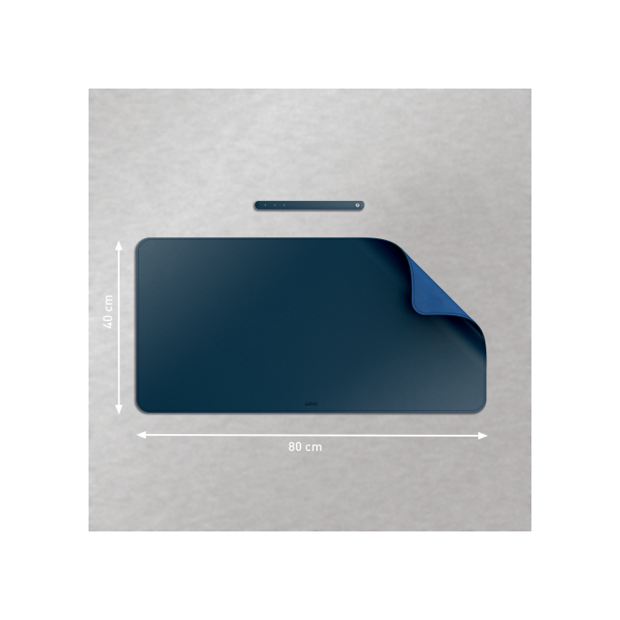 Alfombrilla de Sobremesa 80 X 40 Cm, Azul Oscuro Leitz 53820068 1