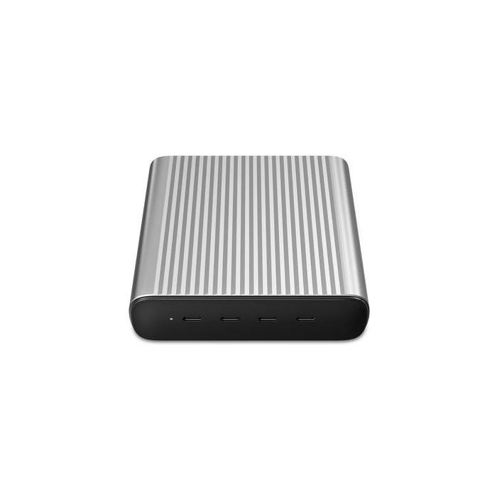 HYPER 245W GaN Cargador de Escritorio 4 Puertos USB-C, Carga Rápida, para Portátiles, Smartphones, Tabletas Negro y Plata 0 HYPER 245W GaN Cargador de Escritorio 4 Puertos USB-C, Carga Rápida, para Portátiles, Smartphones, Tabletas Negro y Plata 0