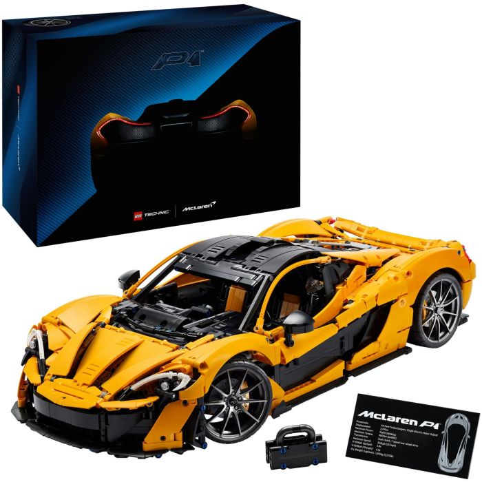 Lego 42172 McLaren P1 - Kit de Modelo de Hiperdeportivo para Adultos Entusiastas de Vehículos 3