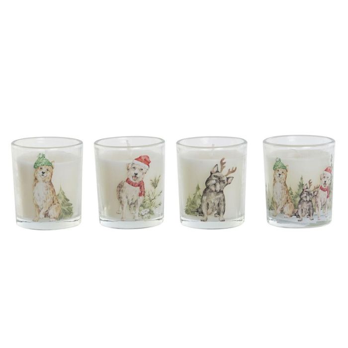 Vela DKD Home Decor Blanco 5 x 5 x 6 cm (4 Unidades) Vela DKD Home Decor Blanco 5 x 5 x 6 cm (4 Unidades)