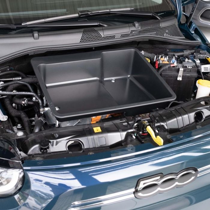 Armster V01792 Frunk para Fiat 500e 2020 - Accesorio organizador de maletero con tapa para cables de carga y accesorios 2 Armster V01792 Frunk para Fiat 500e 2020 - Accesorio organizador de maletero con tapa para cables de carga y accesorios 2