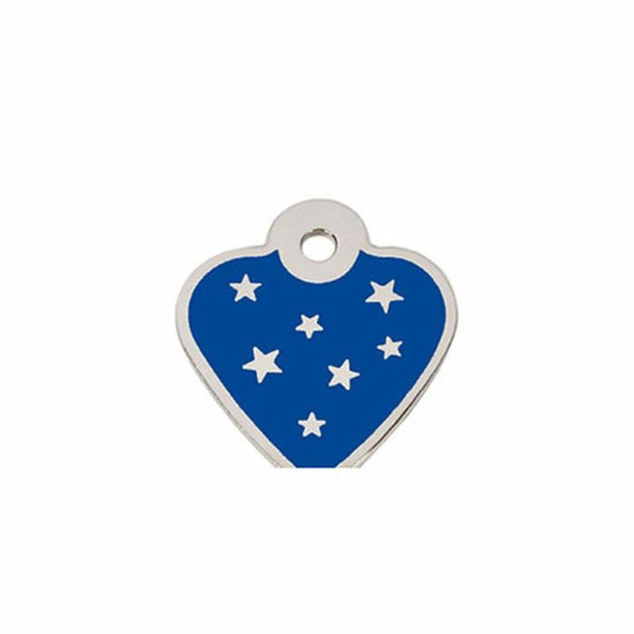 Placa identificativa para collar Imarc PetScribe Passion Azul Plata 1