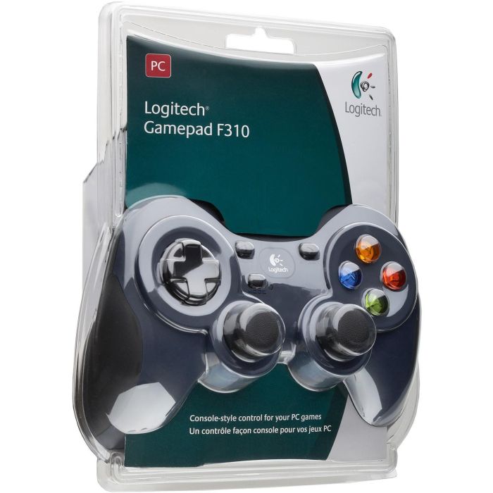 Logitech 940-000138 Gamepad F310 para PC con Cable USB, Mando Estilo Consola y Diseño Clásico de Botones, Compatible Windows y ChromeOS 8