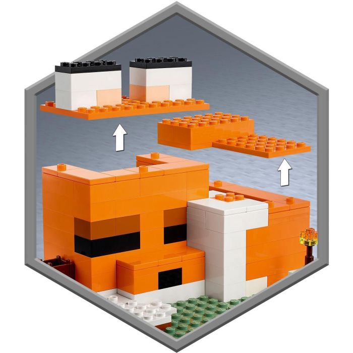 LEGO Minecraft El Refugio-Zorro - Juego de Construcción 193 Piezas para Niños de 8+ Años 7