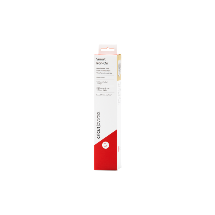 Cricut Rollo de vinilo de termotransferencia liso Rojo 241mm x 609mm Compatible con Joy Xtra Smart Iron-On Ref.2010401 0 Cricut Rollo de vinilo de termotransferencia liso Rojo 241mm x 609mm Compatible con Joy Xtra Smart Iron-On Ref.2010401 0