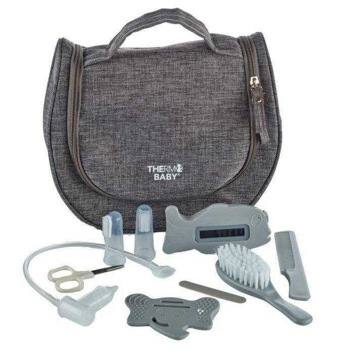 Thermobaby THE1686239828018 Neceser con accesorios gris jaspeado