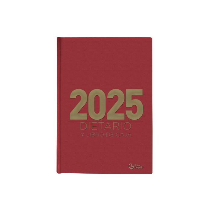 Dietario Liderpapel 2025 Cuarto 15x21,5 cm Color Rojo Papel 70 gr 3