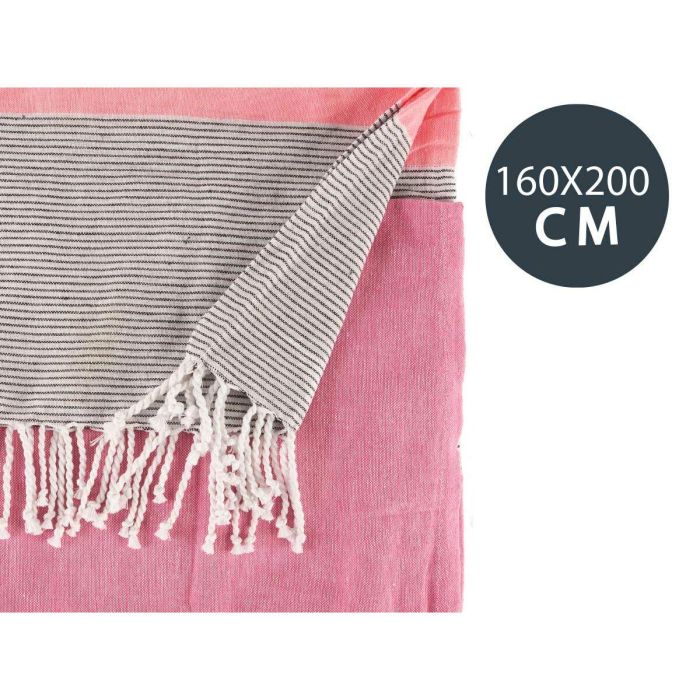 Foulard Multiusos Rayas 160 x 200 cm Rosa 1 Foulard Multiusos Rayas 160 x 200 cm Rosa 1