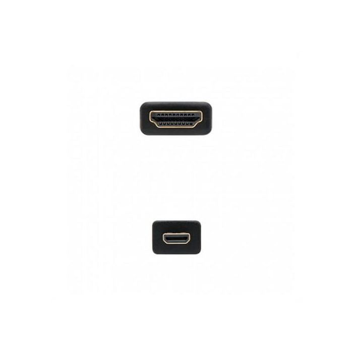 Nanocable Cable Micro HDMI Tipo D a HDMI Alta Velocidad 1.8m - 10.15.3502 - Soporta 4K, 3D, Ethernet, Oro, OFC 2 Nanocable Cable Micro HDMI Tipo D a HDMI Alta Velocidad 1.8m - 10.15.3502 - Soporta 4K, 3D, Ethernet, Oro, OFC 2