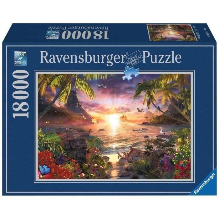 Puzzle de 18000 piezas - Paraíso al atardecer - Ravensburger