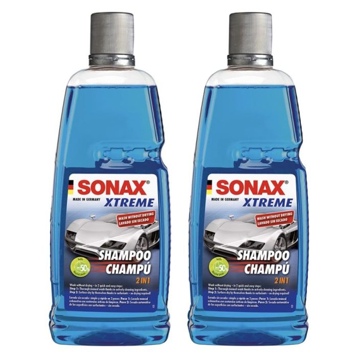 Sonax Pack X2 Wash & Dry Champú para automóvil Lavado en Seco 1 L SXP02153000X2