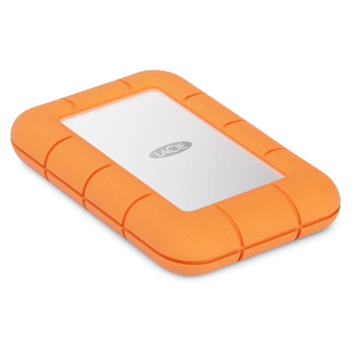 Disco Duro Externo LaCie STND1000400 Gris Naranja 1 TB HDD 1 Disco Duro Externo LaCie STND1000400 Gris Naranja 1 TB HDD 1