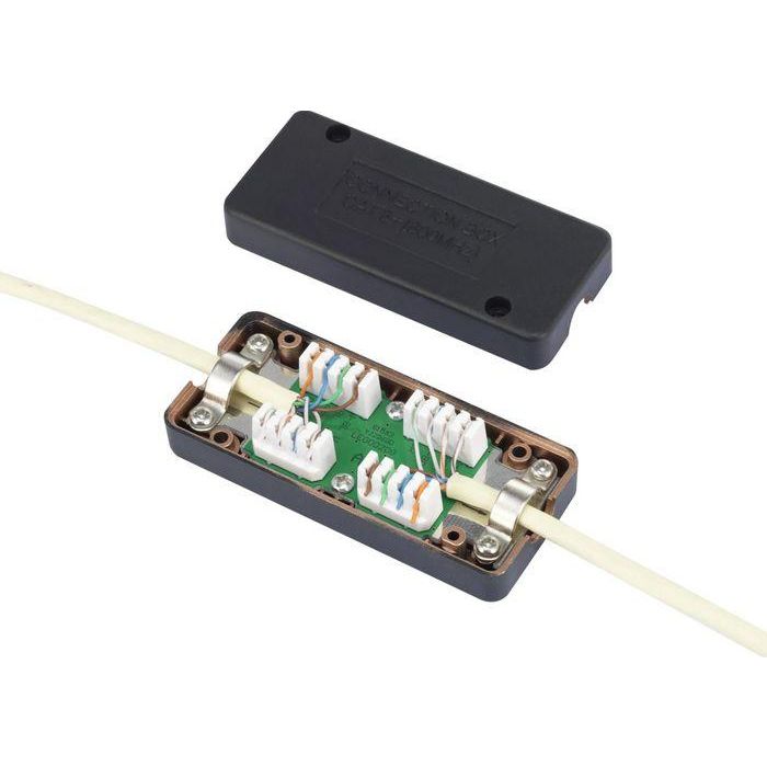 Lanview UTP Cat6 connection box Coupler RJ45 Lanview UTP Cat6 connection box Coupler RJ45