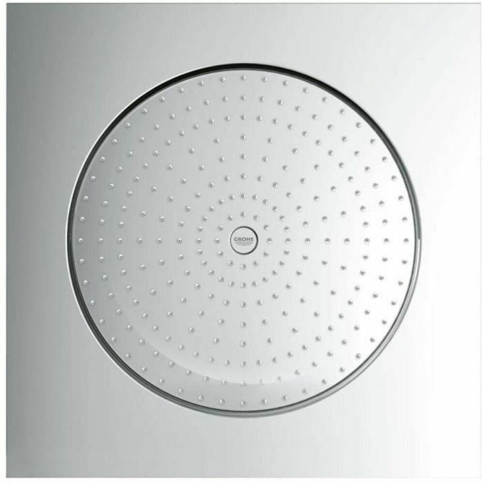 Grohe 27286000 Ducha de Techo Rainshower F-Series 20, 1 Chorro Lluvia DreamSpray, 508x508mm, Cromo StarLight, Antical SpeedClean 6 Grohe 27286000 Ducha de Techo Rainshower F-Series 20, 1 Chorro Lluvia DreamSpray, 508x508mm, Cromo StarLight, Antical SpeedClean 6